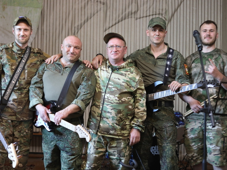 В Курской области рок-группа «Странник» из штурмовиков готовится к первым концертам